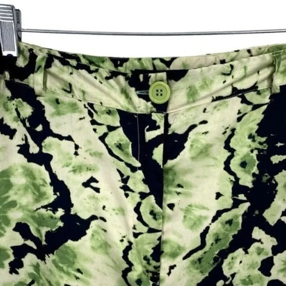 Nasty Gal Tie Dye Satin High Waist Flare Pants